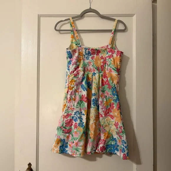 Old Navy Multicolor Floral Cami Dress Size Medium - Picture 4 of 9